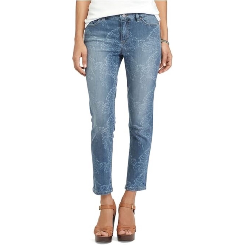 Chaps | Petite Banana Leaf Print Madden Capri | 14P